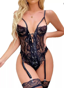 Body de encaje ajustable