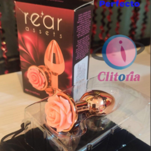 Plug Anal Metalico "ROSA"